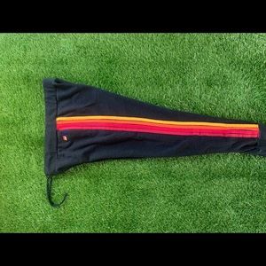 Aviator Nation Classic 4-Stripe Moto Sweatpants